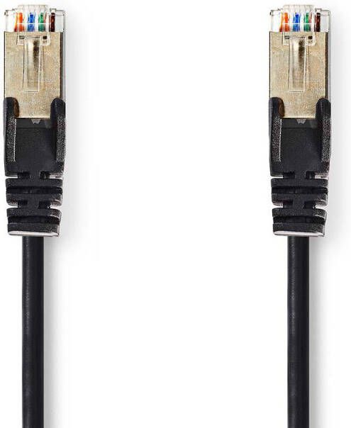 Nedis CAT5e-Kabel | SF UTP | RJ45 Male naar RJ45 Male | 1.5 m | 1 stuks CCGP85121BK15