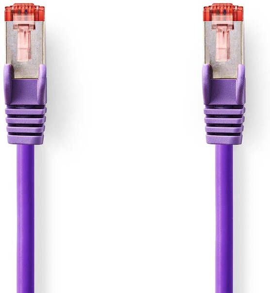 Nedis CAT6-kabel | RJ45 Male naar RJ45 Male | S FTP | 3 m | Violet | 1 stuks CCGP85221VT30