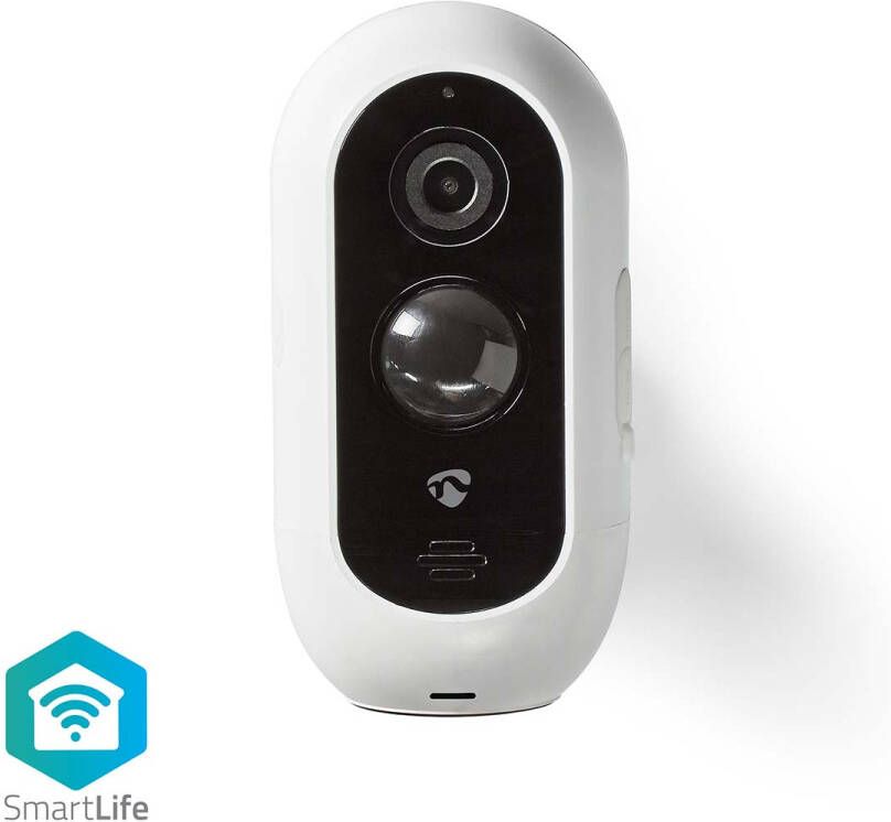 Nedis SmartLife Camera voor Buiten | Wi-Fi | 1920x1080 | IP65 | 1 stuks WIFICBO30WT