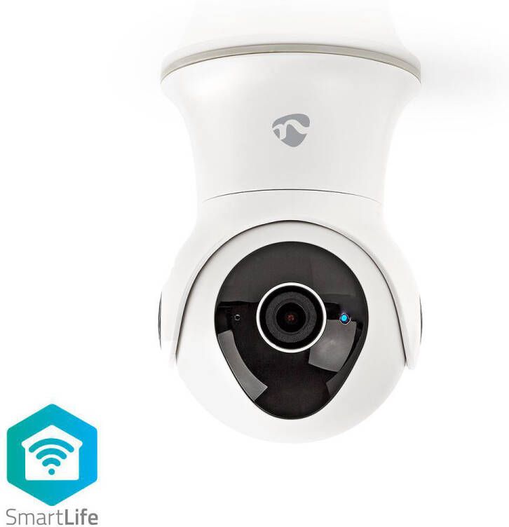 Nedis SmartLife Camera voor Buiten | Wi-Fi | Full HD 1080p | IP65 | 1 stuks WIFICO20CWT