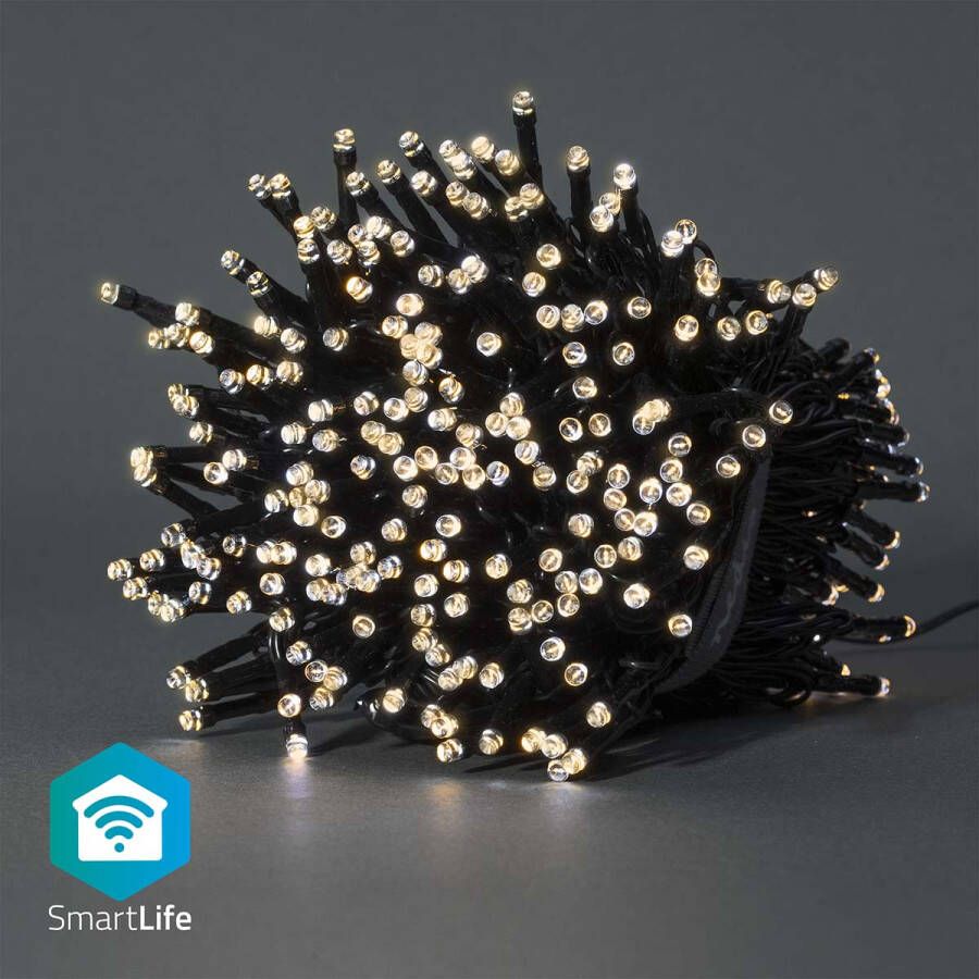 Nedis SmartLife Decoratieve LED | Wi-Fi | 400 LED&apos;s | 20 m | 1 stuks WIFILX01W400