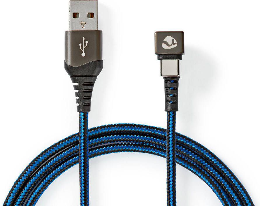 Nedis USB-Kabel | USB-A Male naar USB-C Male | 480 Mbps | 2 m | 1 stuks GCTB60600BK20
