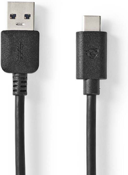 Nedis USB-Kabel | USB-A Male naar USB-C Male | 5 Gbps | 2 m | 1 stuks CCGW61600BK20
