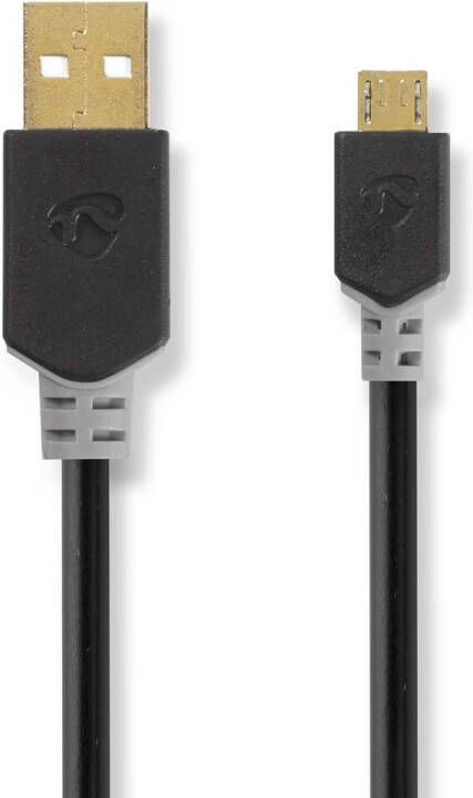 Nedis USB-Kabel | USB-A Male naar USB Micro-B Male | 480 Mbps | 2 m | 1 stuks CCBW60500AT20