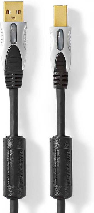 Nedis USB-Kabel | USB-A Male | USB-B Male | 480 Mbps | 1.80 m | 1 stuks CCGC61100AT18