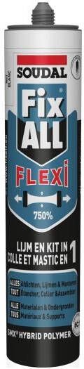Soudal Fix All Flexi | Lijm- en voegkit | Zwart | 290 ml 105031